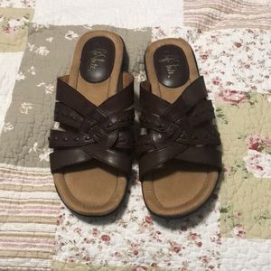 Brown sandals